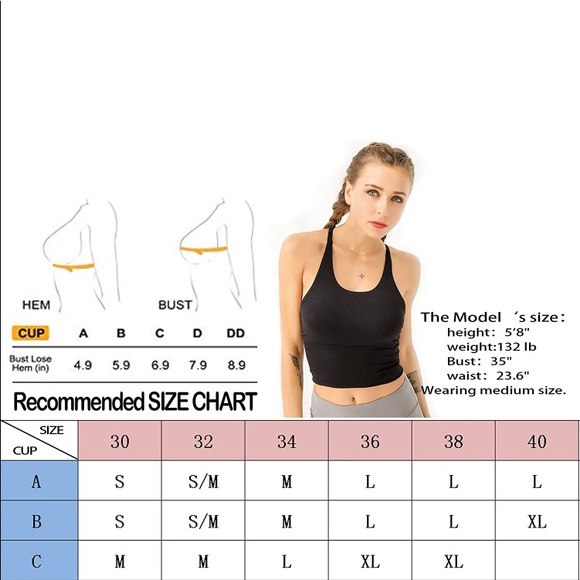 Woman’s sports bra. Size small - Picture 3 of 5